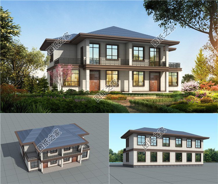 鄉(xiāng)村兄弟雙拼自建房，一家人生活在一起，追求更高更好的生活品質(zhì)