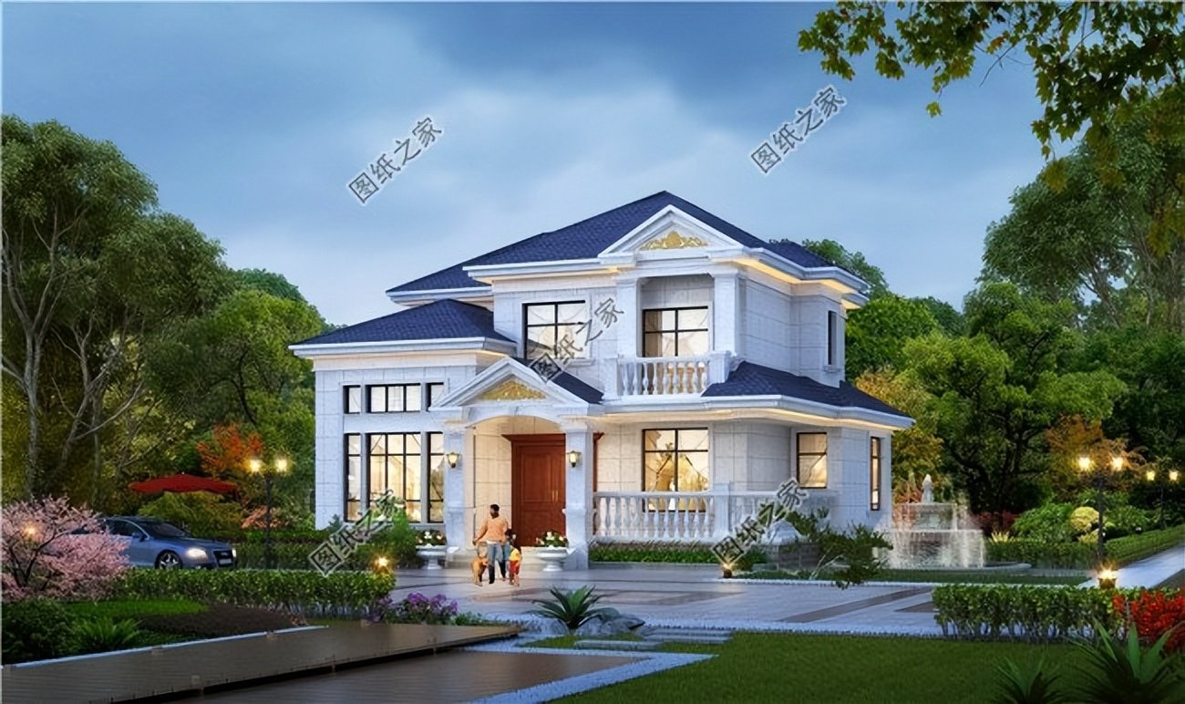 歐式農(nóng)村別墅設(shè)計，精美好看的外觀造型，收獲一眾好評