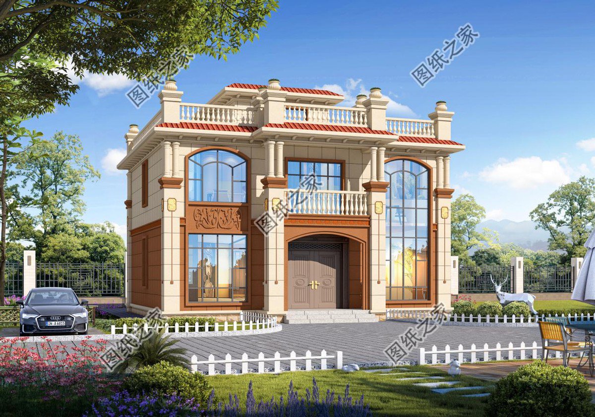 華麗歐式風(fēng)是當(dāng)下農(nóng)村建房的主流，更多人建房的選擇