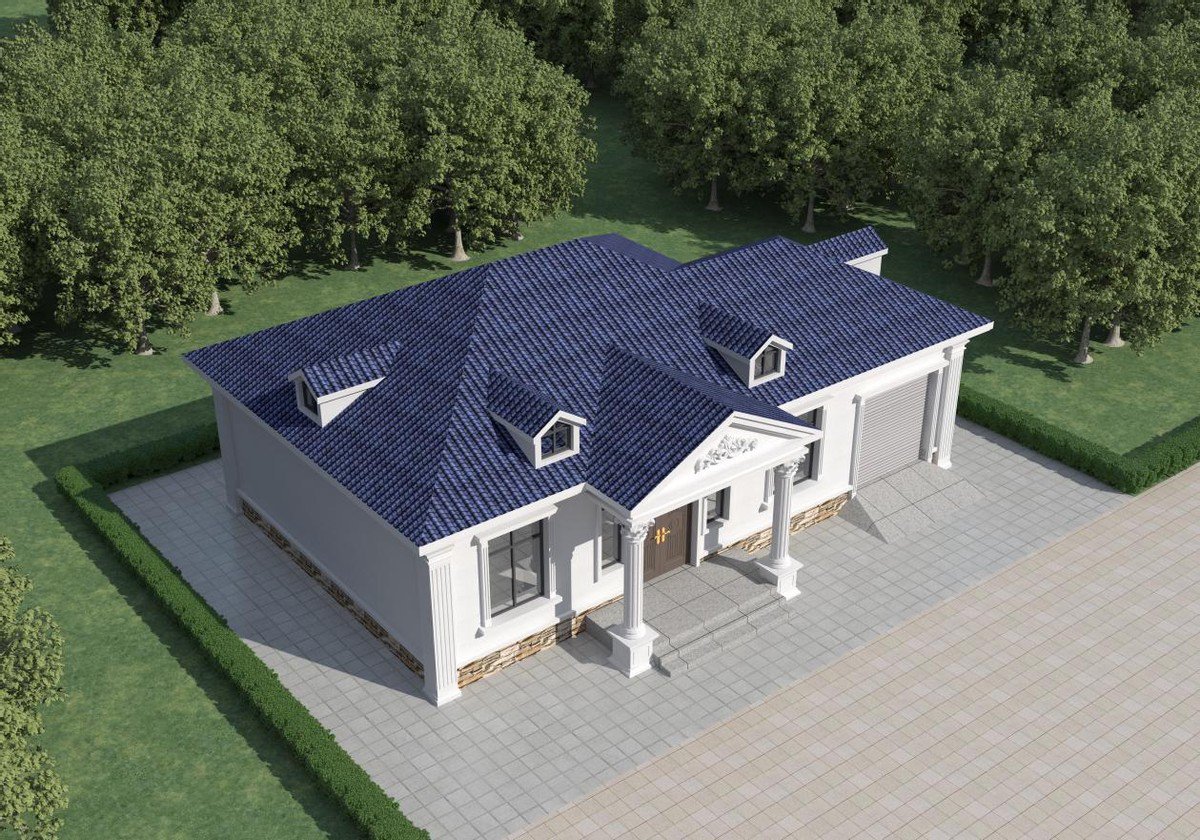 華麗歐式風(fēng)是當(dāng)下農(nóng)村建房的主流，更多人建房的選擇