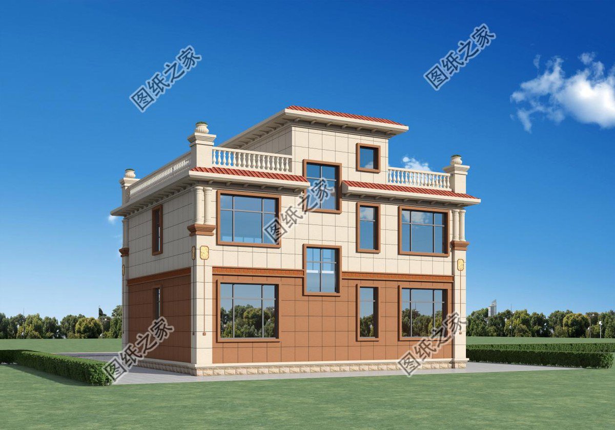 華麗歐式風(fēng)是當(dāng)下農(nóng)村建房的主流，更多人建房的選擇