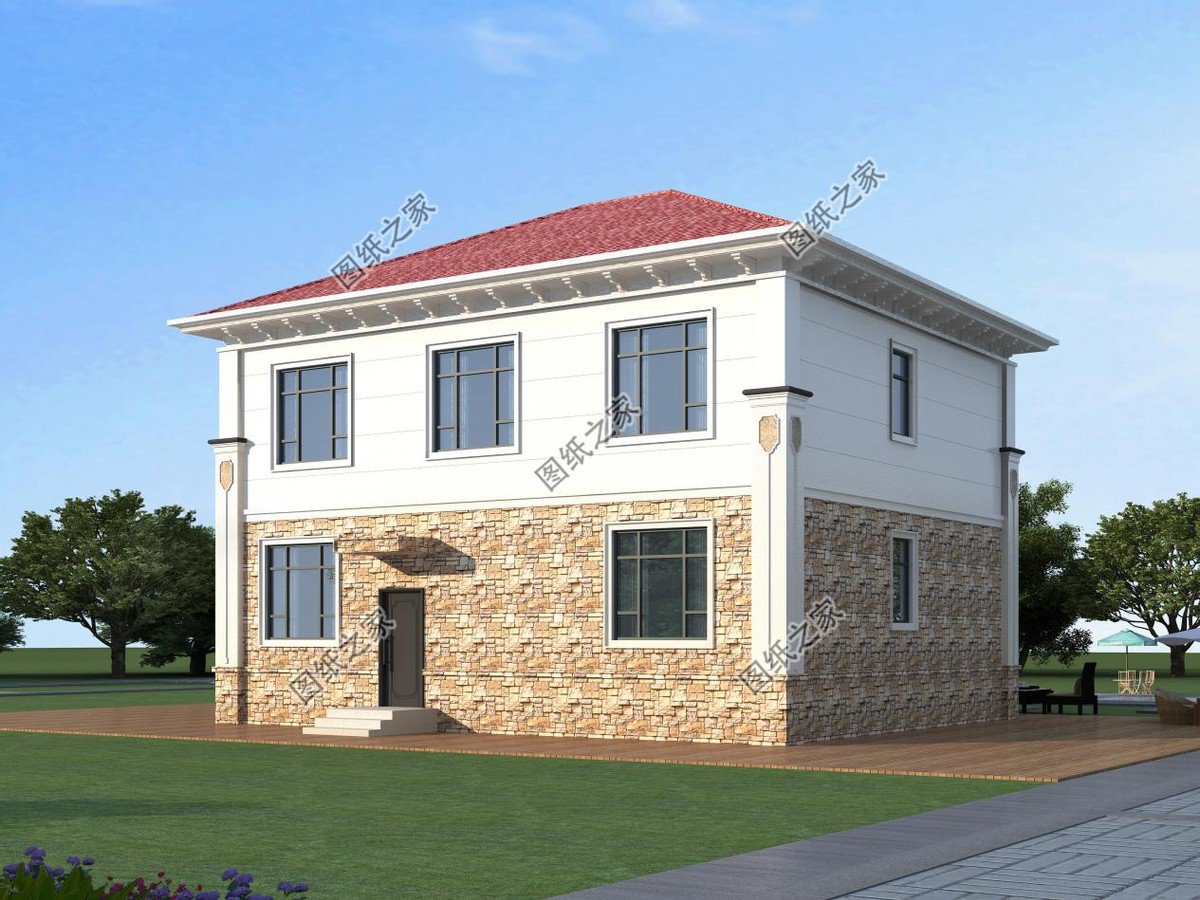 坡屋頂鄉(xiāng)村自建房設(shè)計，巧奪天工的手法，賦予了房屋靈魂一般