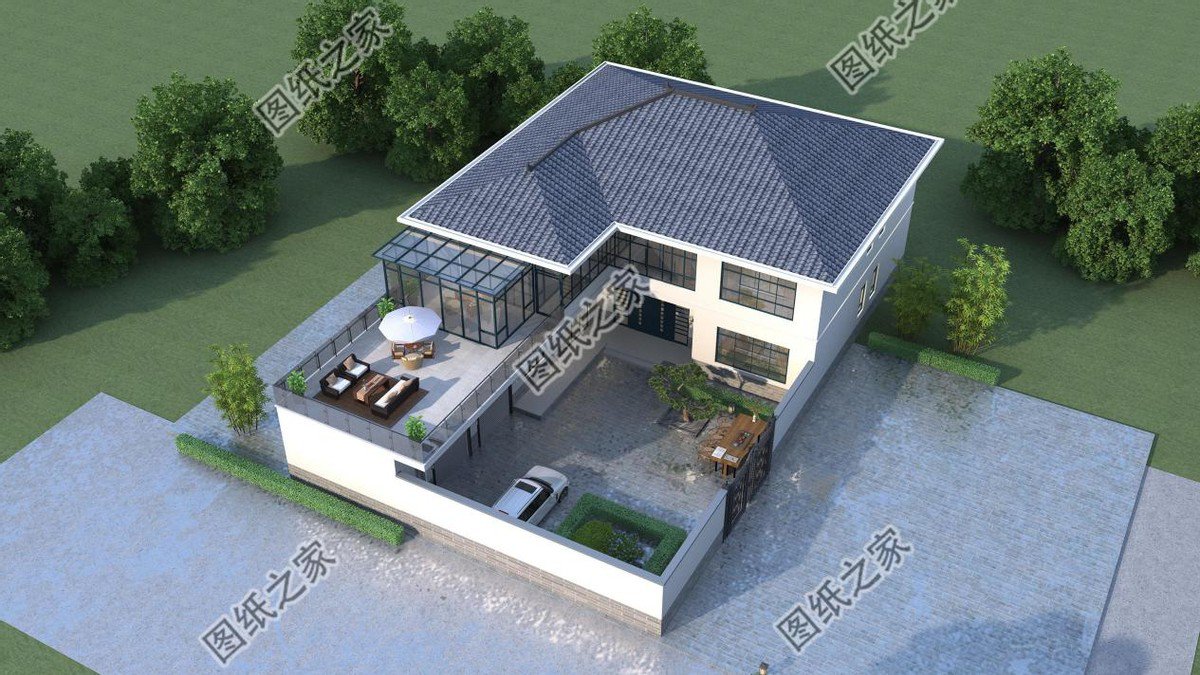 農(nóng)村自建房設(shè)計(jì)推薦，城里買房村里建房，這樣的人生真完美