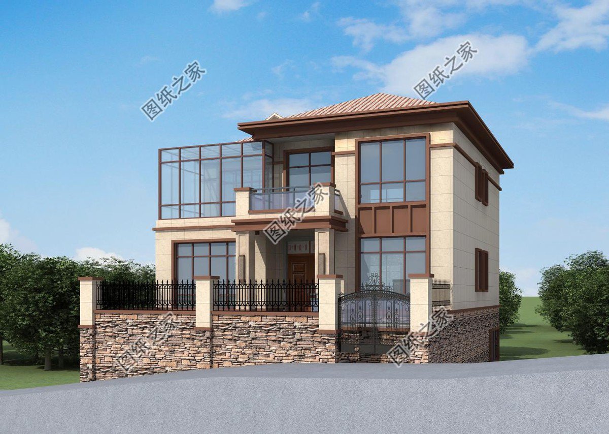 帶架空層的農(nóng)村別墅設計，防潮又防水超強的實用功能，你還不心動