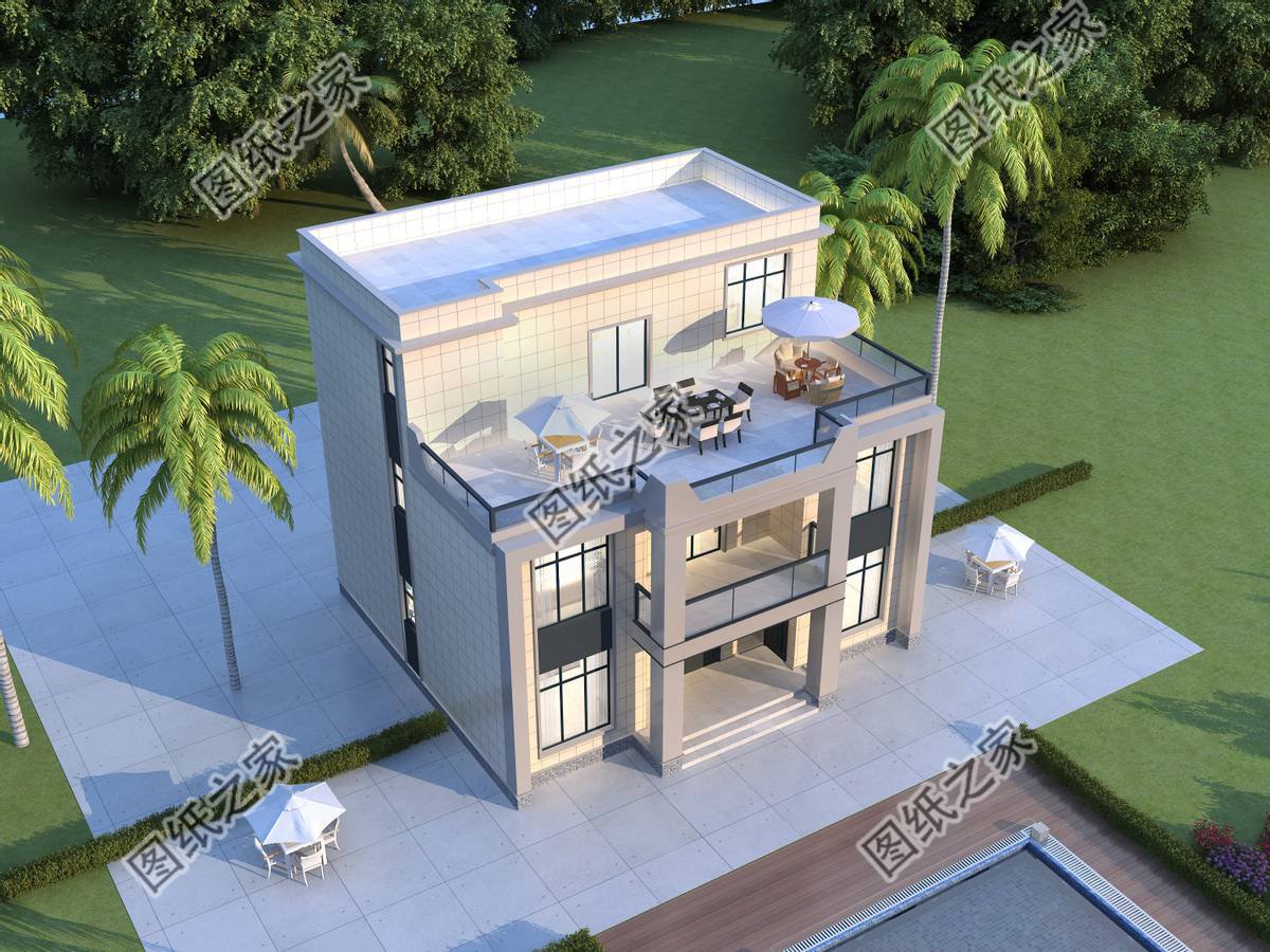 高端大氣的農(nóng)村別墅設(shè)計(jì)，富麗堂皇般的外觀，多少業(yè)主夢中的家園