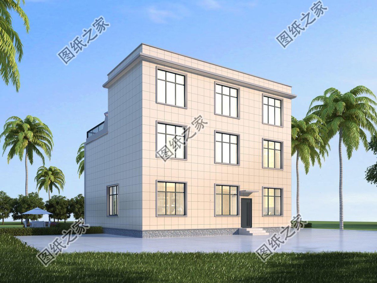 高端大氣的農(nóng)村別墅設(shè)計(jì)，富麗堂皇般的外觀，多少業(yè)主夢中的家園