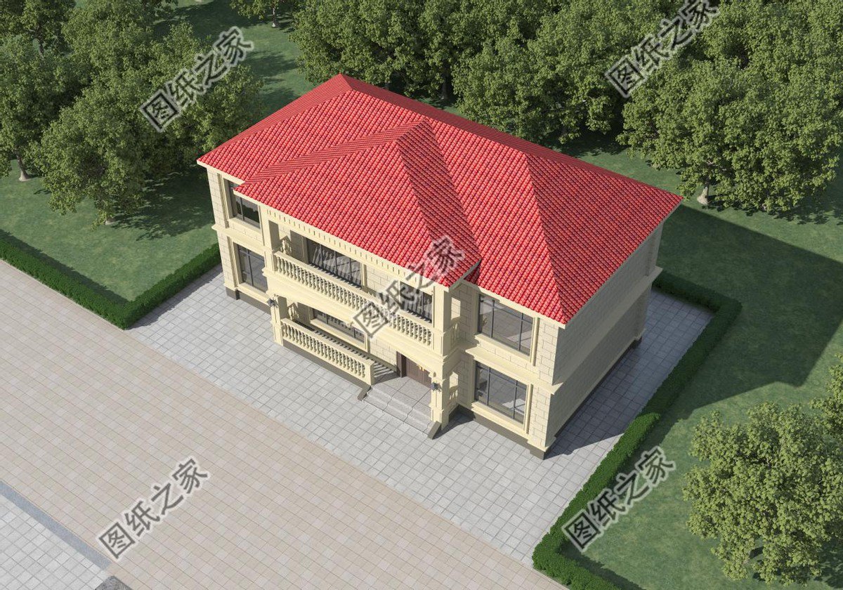 高端大氣的農(nóng)村別墅設(shè)計(jì)，富麗堂皇般的外觀，多少業(yè)主夢中的家園