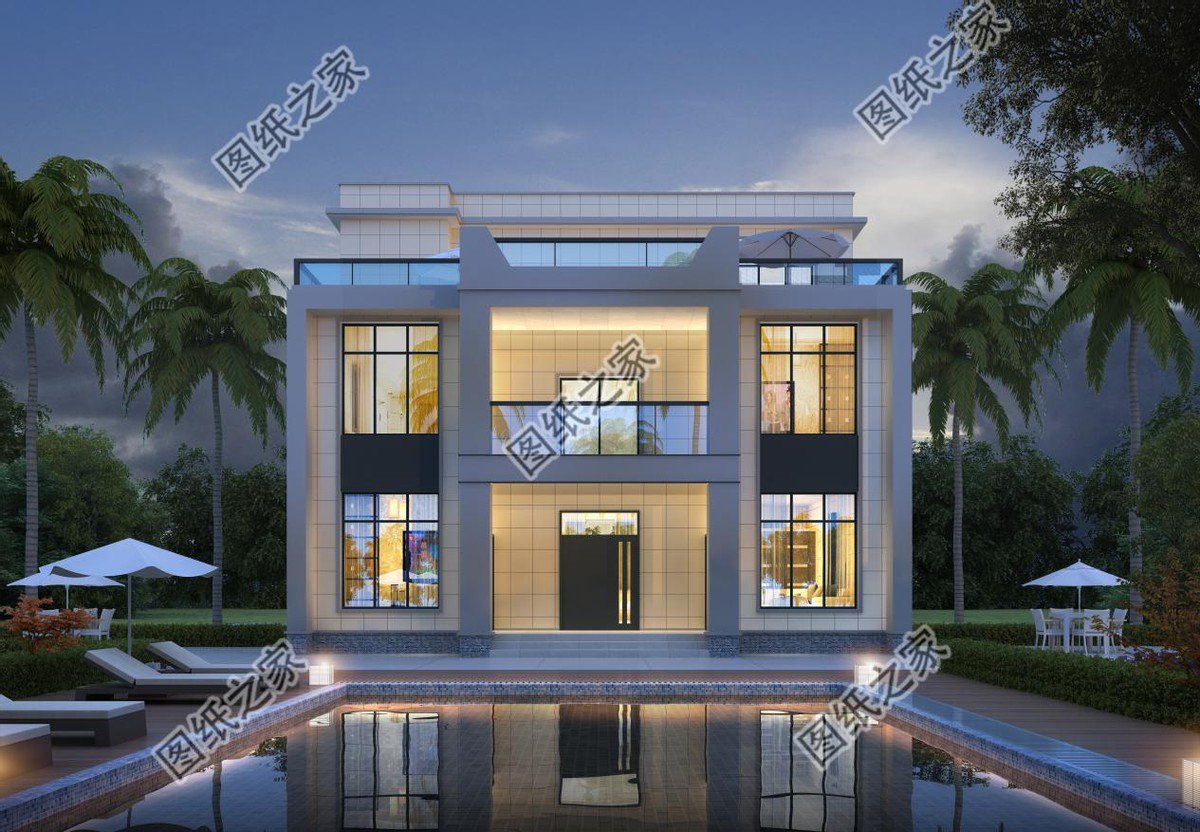 高端大氣的農(nóng)村別墅設(shè)計(jì)，富麗堂皇般的外觀，多少業(yè)主夢中的家園