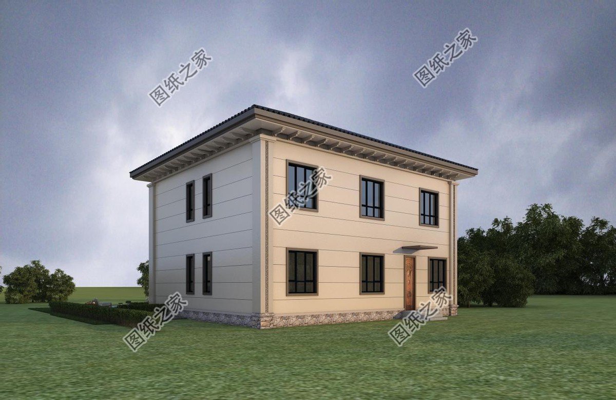 新中式農(nóng)村別墅設計，回老家建上一棟，盡顯大氣