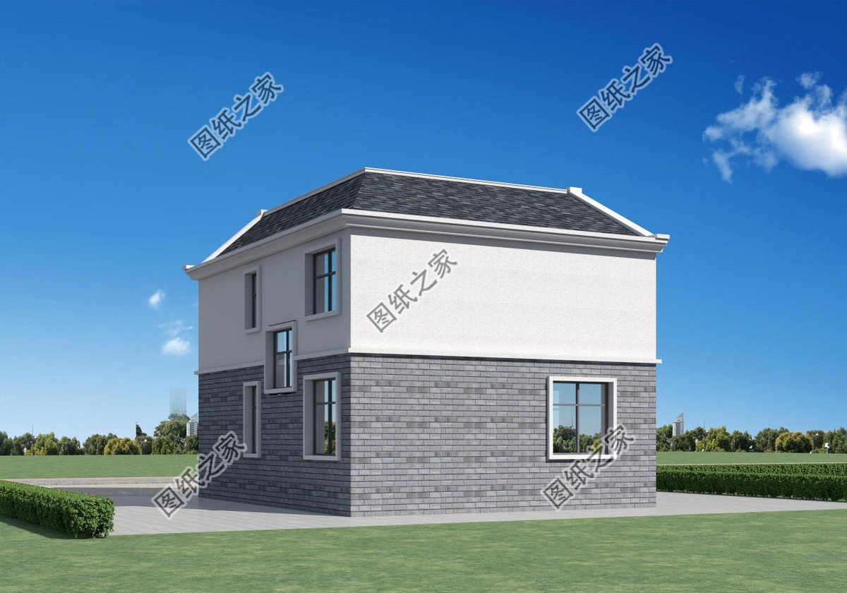 新中式農(nóng)村別墅設計，回老家建上一棟，盡顯大氣