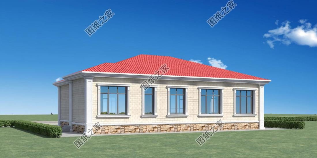 4款農(nóng)村歐式一層別墅設(shè)計(jì)，外觀簡(jiǎn)約好看造價(jià)不高還實(shí)用