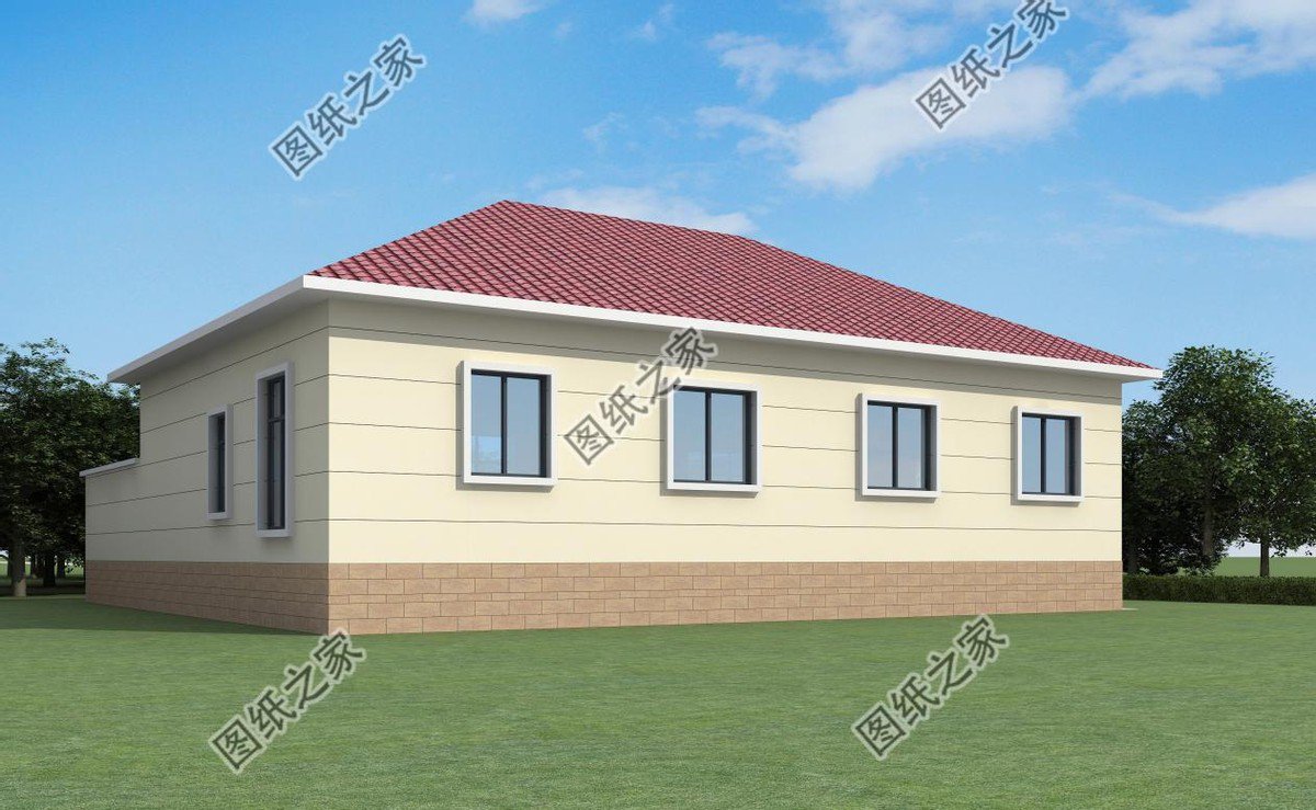 4款農(nóng)村歐式一層別墅設(shè)計(jì)，外觀簡(jiǎn)約好看造價(jià)不高還實(shí)用