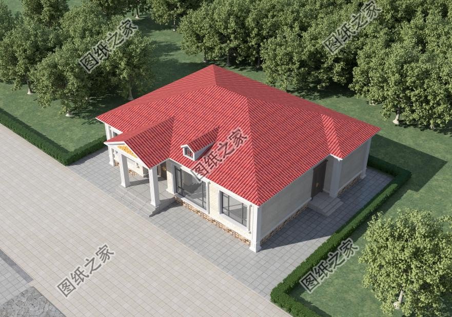 4款農(nóng)村歐式一層別墅設(shè)計(jì)，外觀簡(jiǎn)約好看造價(jià)不高還實(shí)用