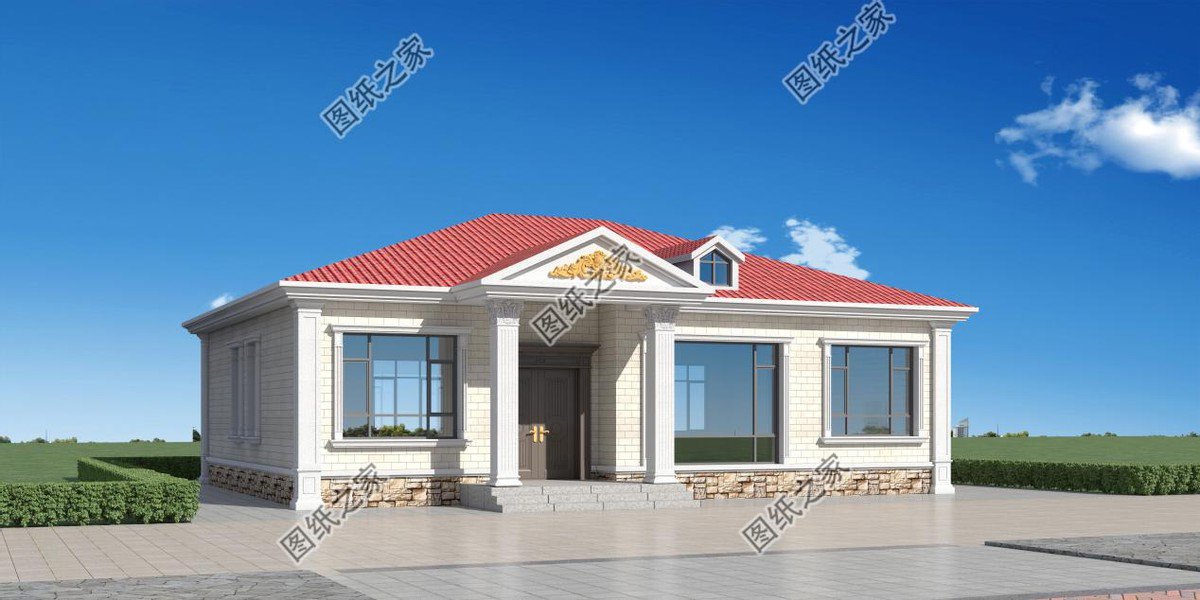 4款農(nóng)村歐式一層別墅設(shè)計(jì)，外觀簡(jiǎn)約好看造價(jià)不高還實(shí)用