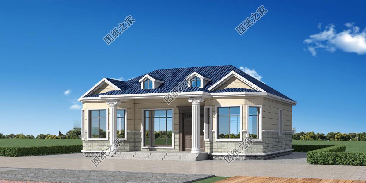 4款農(nóng)村歐式一層別墅設(shè)計(jì)，外觀簡(jiǎn)約好看造價(jià)不高還實(shí)用