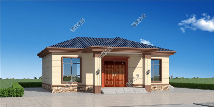 農(nóng)村一層小別墅設計圖外觀圖