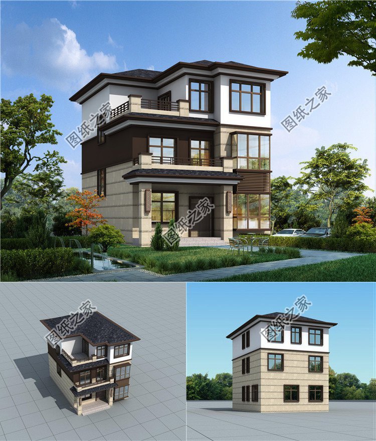 小戶型三層農(nóng)村別墅設(shè)計(jì)，巧妙地設(shè)計(jì)提升屋內(nèi)空間利用率