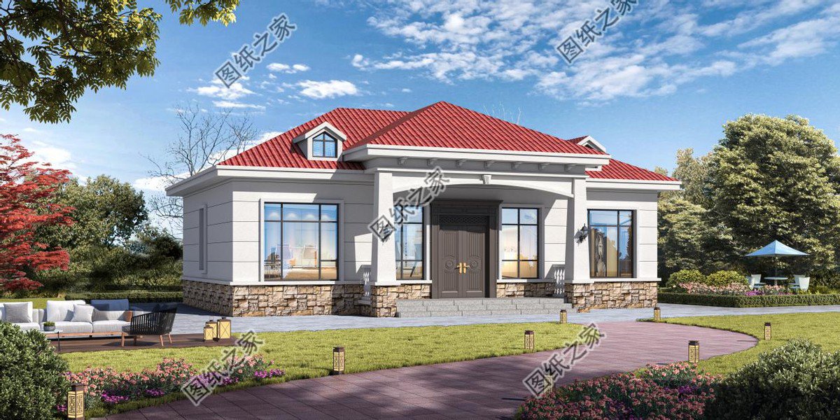 4套農(nóng)村一層別墅設(shè)計(jì)，中式歐式都有，顏值在線廣受好評(píng)