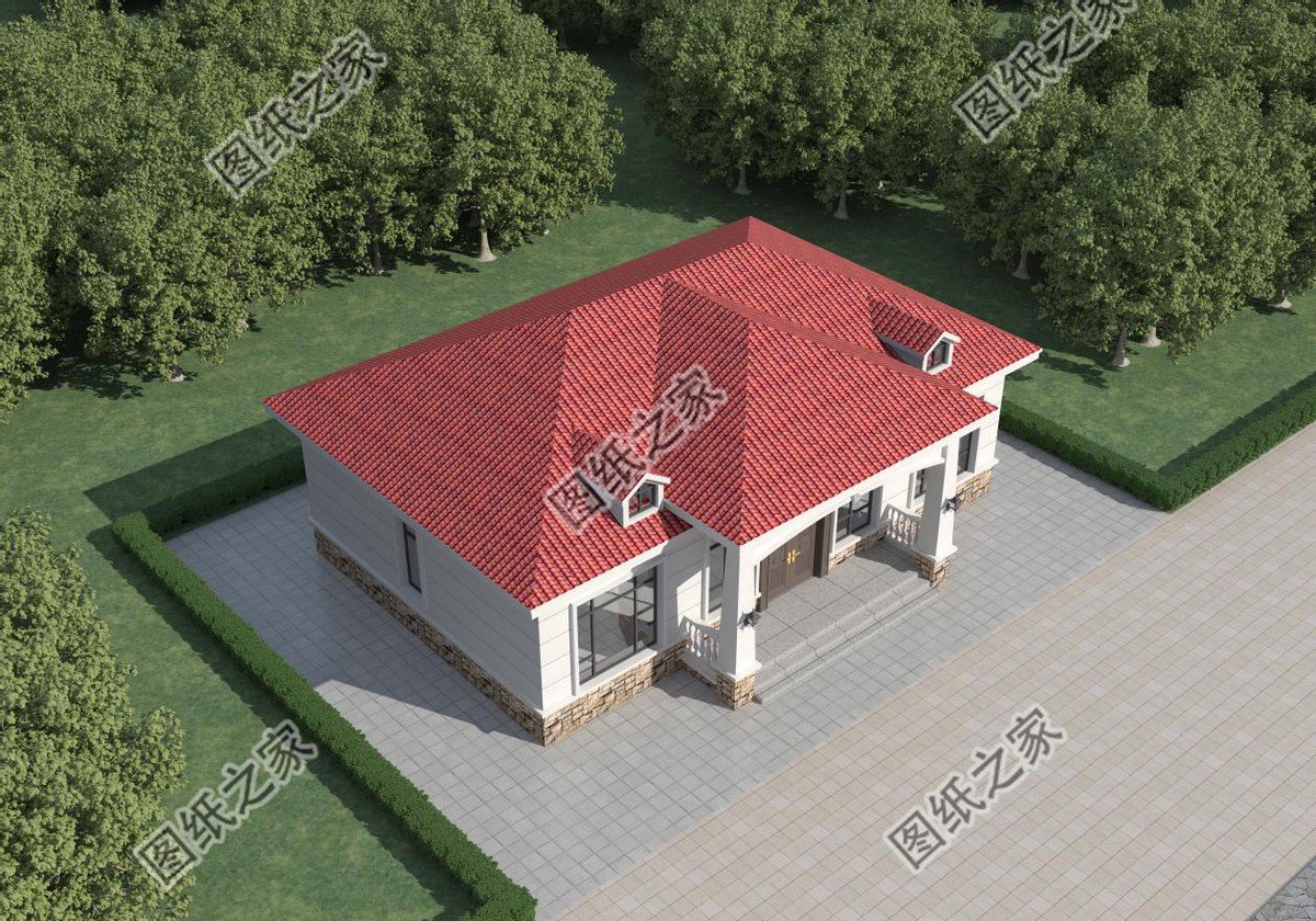 4套農(nóng)村一層別墅設(shè)計(jì)，中式歐式都有，顏值在線廣受好評(píng)