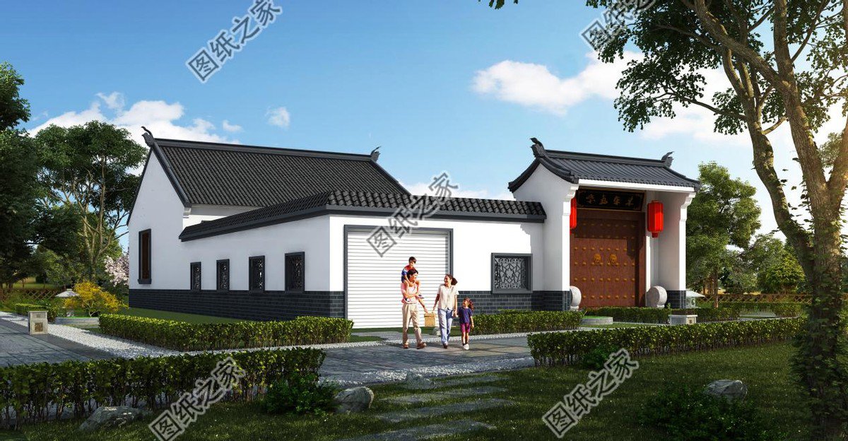 4套農(nóng)村一層別墅設(shè)計(jì)，中式歐式都有，顏值在線廣受好評(píng)