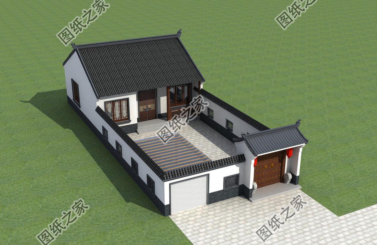 4套農(nóng)村一層別墅設(shè)計(jì)，中式歐式都有，顏值在線廣受好評(píng)