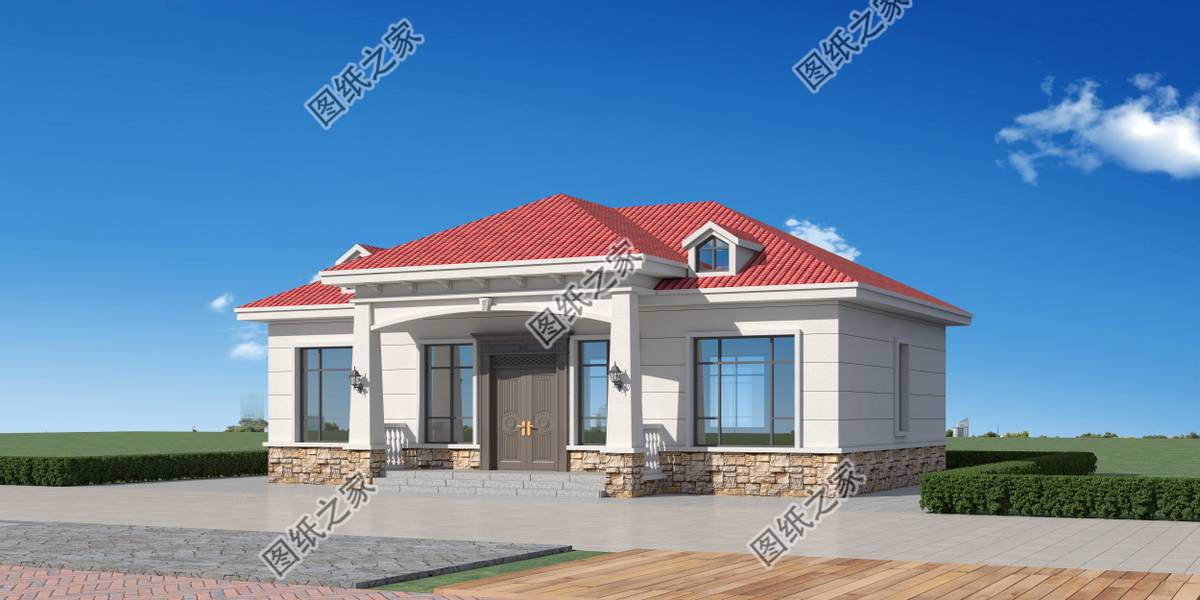 4套農(nóng)村一層別墅設(shè)計(jì)，中式歐式都有，顏值在線廣受好評(píng)