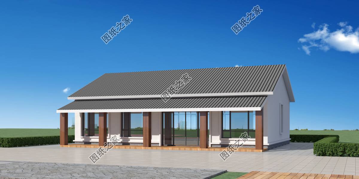 4套農(nóng)村一層別墅設(shè)計(jì)，中式歐式都有，顏值在線廣受好評(píng)