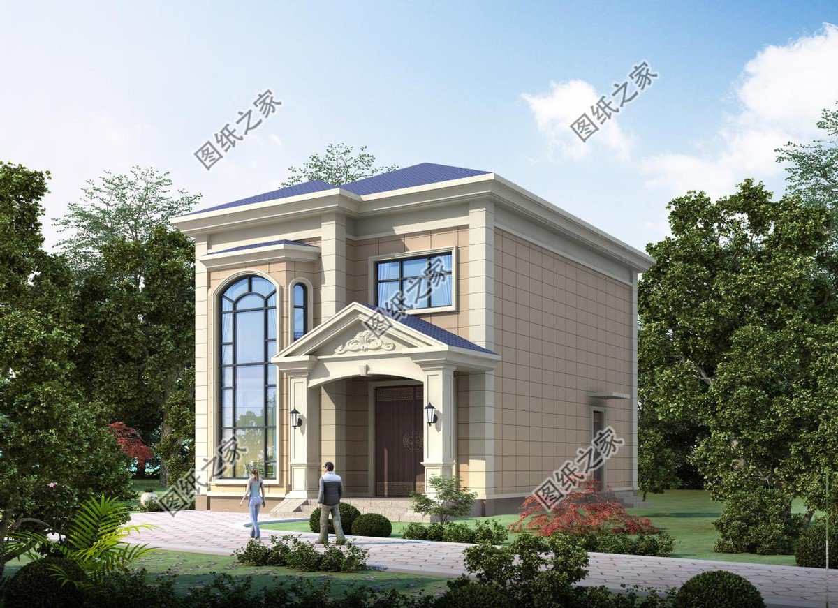 二層農(nóng)村別墅設(shè)計，簡單又美觀，內(nèi)部布局全國都適用