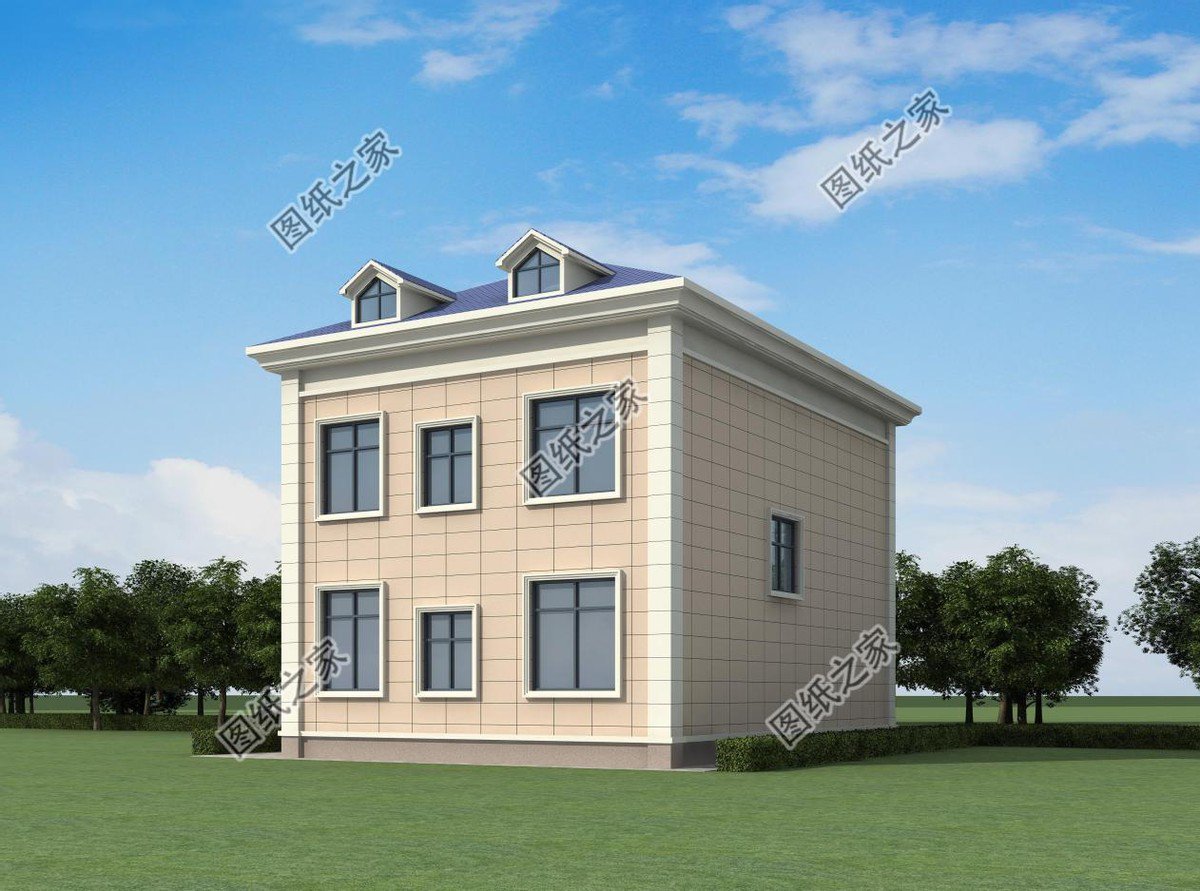 二層農(nóng)村別墅設(shè)計，簡單又美觀，內(nèi)部布局全國都適用