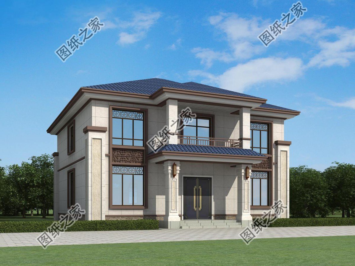 二層農(nóng)村別墅設(shè)計，簡單又美觀，內(nèi)部布局全國都適用