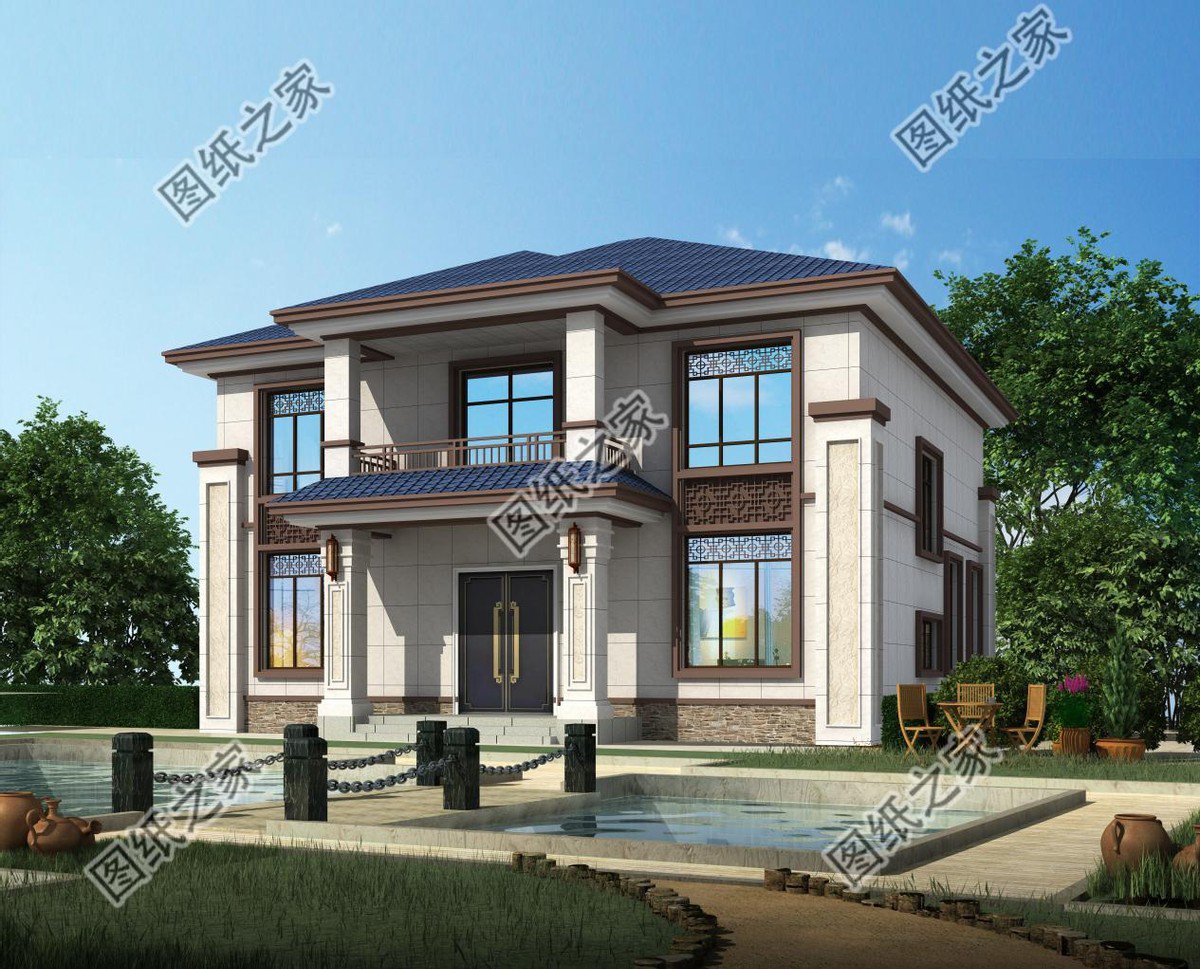 二層農(nóng)村別墅設(shè)計，簡單又美觀，內(nèi)部布局全國都適用