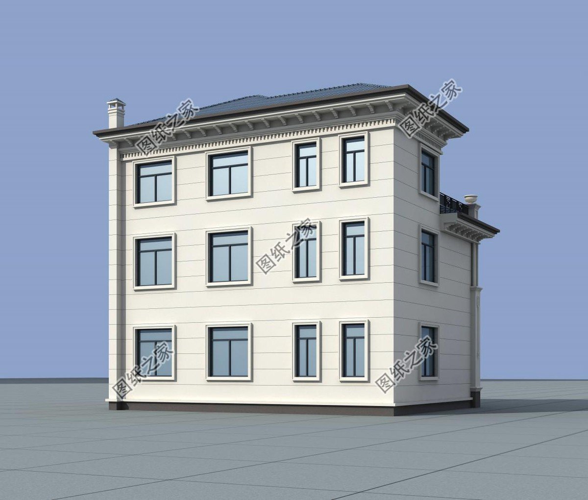 三層農(nóng)村自建房設(shè)計(jì)，高大貴氣的象征，十分有氣勢(shì)