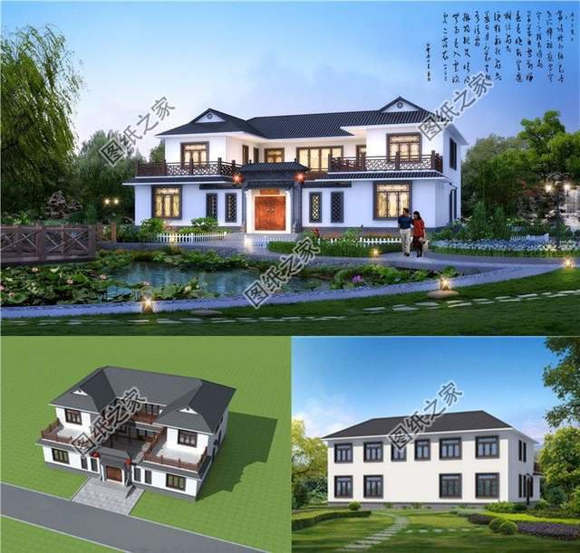 中式農(nóng)村自建房設(shè)計(jì)，保留傳統(tǒng)設(shè)計(jì)加入現(xiàn)代流行文化