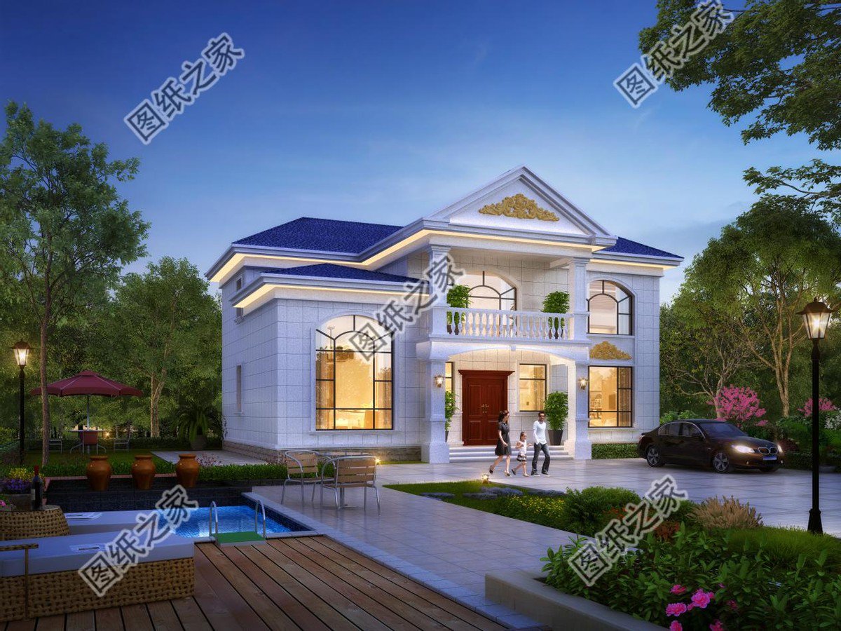 四套浪漫唯美歐式別墅，外觀美輪美奐猶如一幅魅力的畫卷令人向往