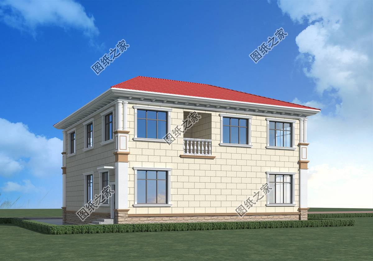 四套浪漫唯美歐式別墅，外觀美輪美奐猶如一幅魅力的畫卷令人向往