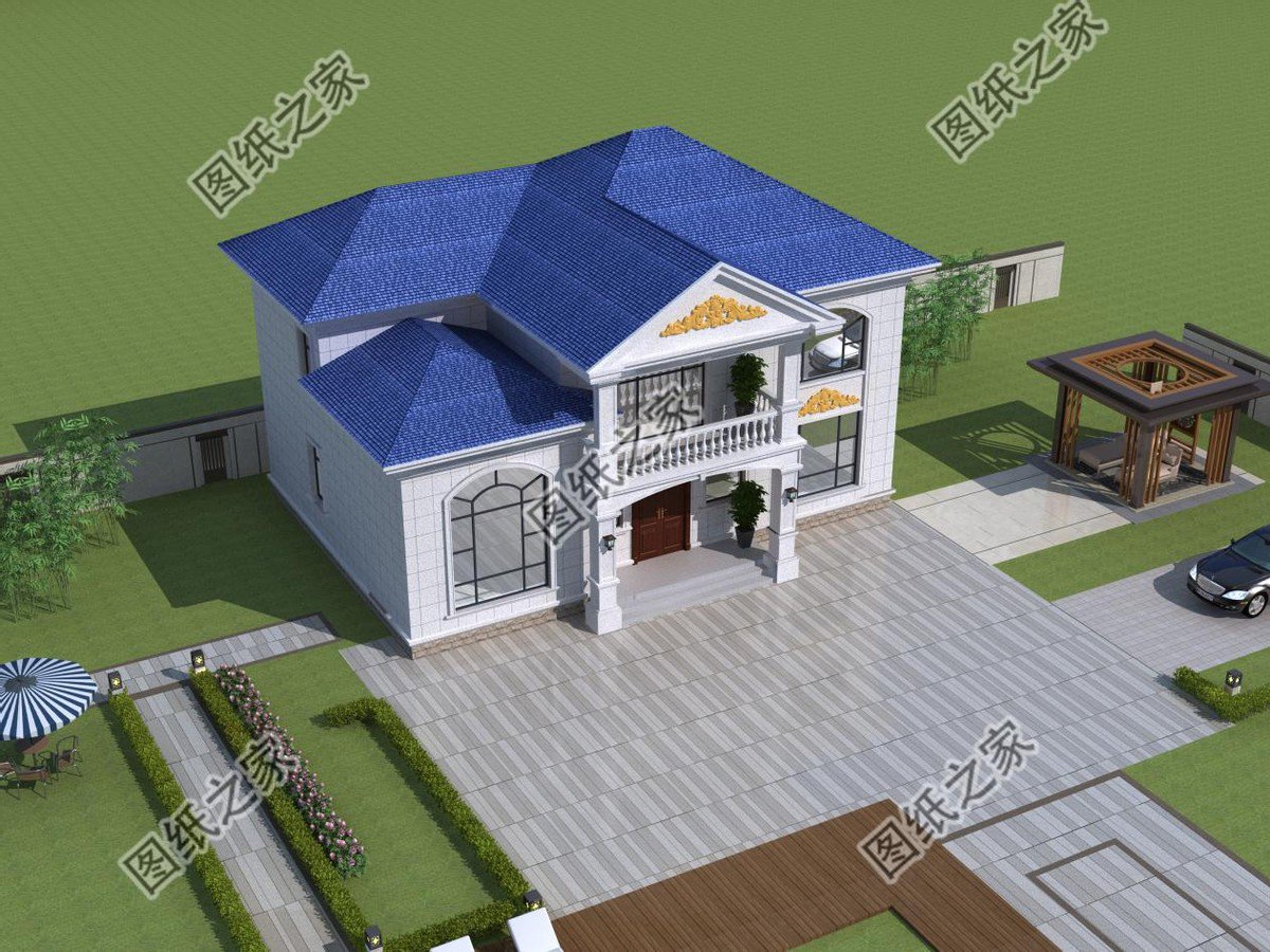 四套浪漫唯美歐式別墅，外觀美輪美奐猶如一幅魅力的畫卷令人向往