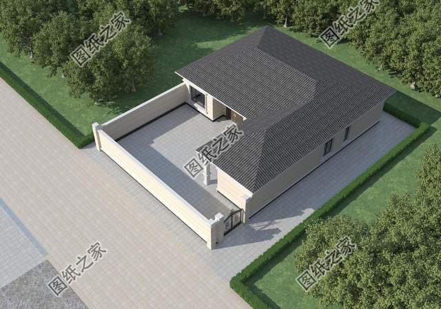 三套一層農(nóng)村別墅設計，簡單好看還實用，非常適合用來養(yǎng)老