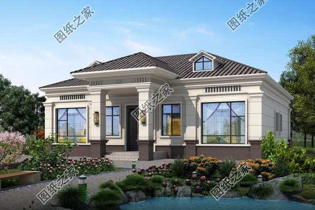 三套一層農(nóng)村別墅設計，簡單好看還實用，非常適合用來養(yǎng)老