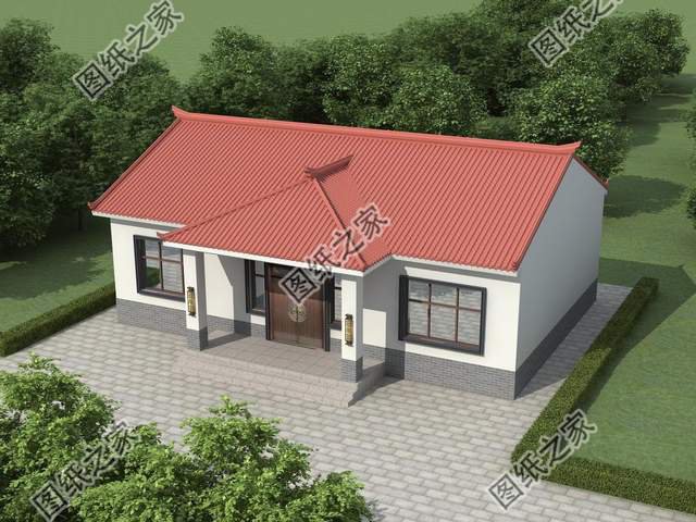 三套一層農(nóng)村別墅設計，簡單好看還實用，非常適合用來養(yǎng)老