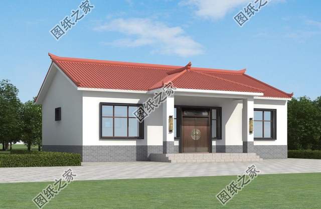 三套一層農(nóng)村別墅設計，簡單好看還實用，非常適合用來養(yǎng)老