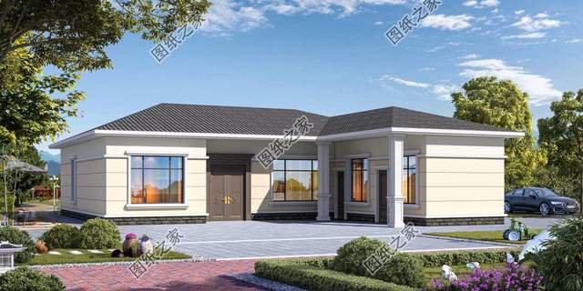 三套一層農(nóng)村別墅設計，簡單好看還實用，非常適合用來養(yǎng)老