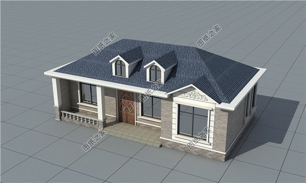 鄉(xiāng)村一層自建養(yǎng)老房設(shè)計，占地面積小功能卻十分齊全