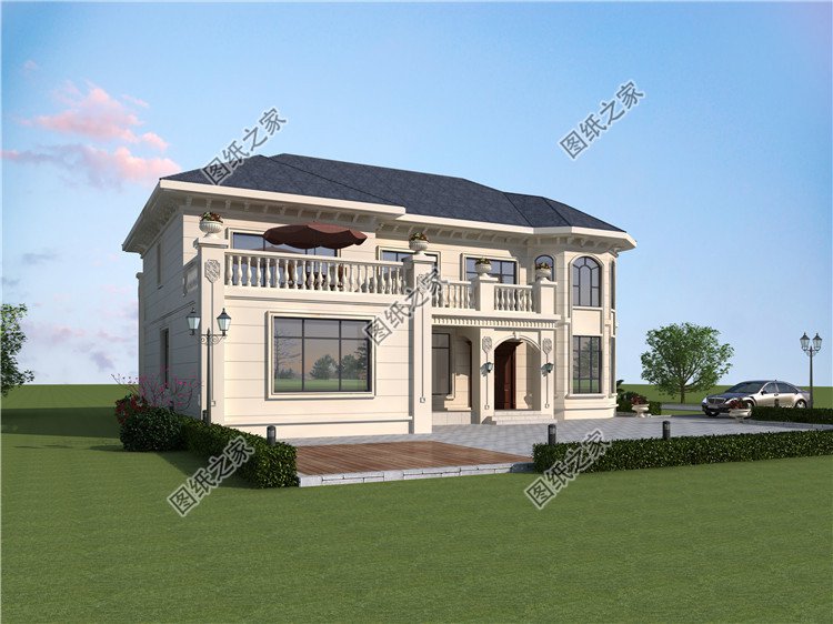 農(nóng)村二層舒適好房外觀圖