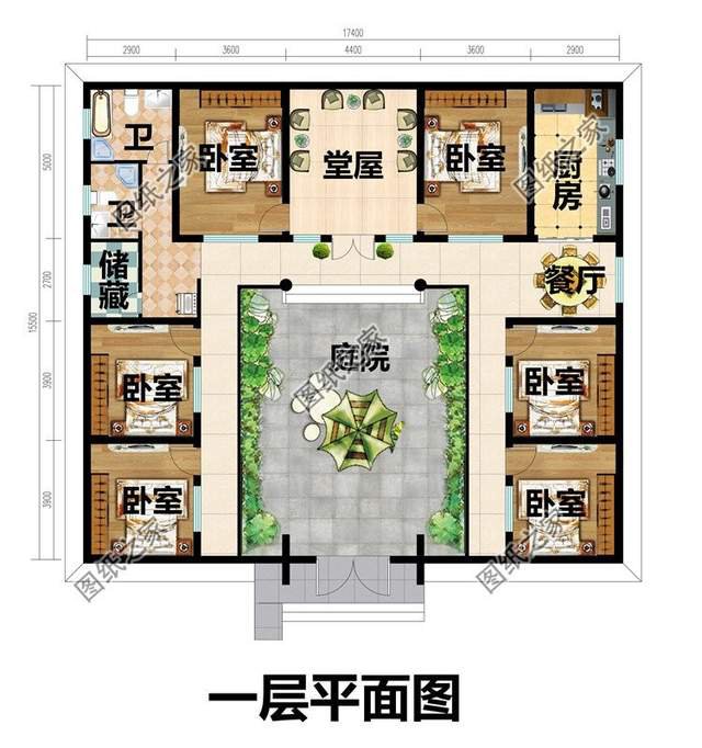 中式合院別墅設(shè)計，大家之風范，傳承三代人不過時