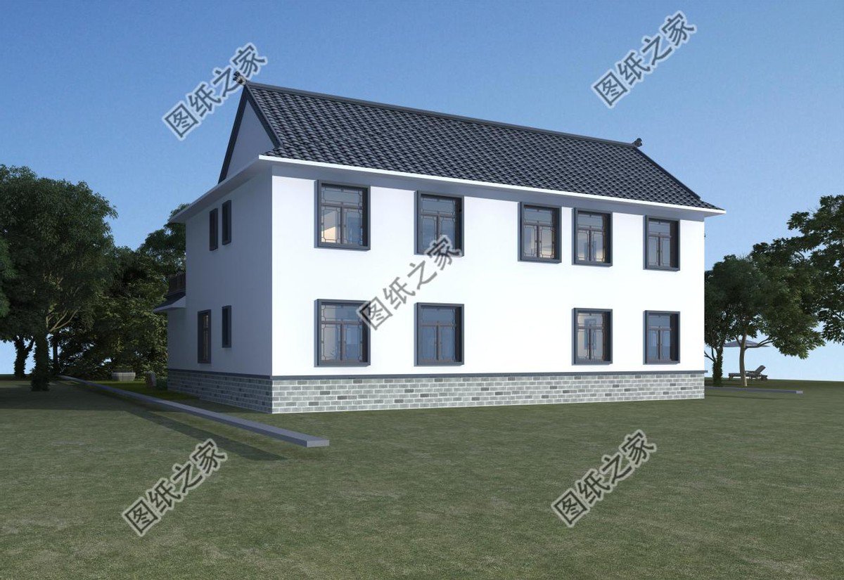 中式別墅設(shè)計(jì)，白墻黛瓦勾畫(huà)的美感，城里人看了都羨慕