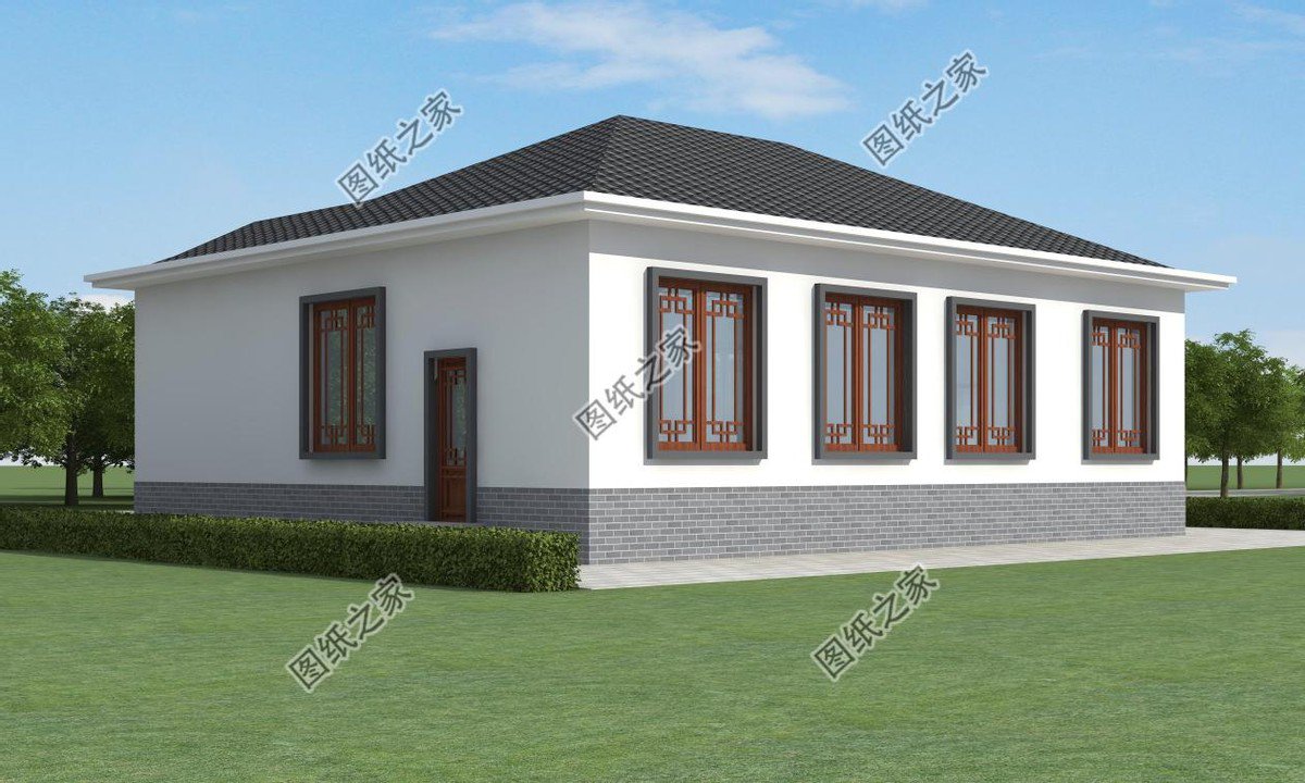 中式別墅設(shè)計(jì)，白墻黛瓦勾畫(huà)的美感，城里人看了都羨慕