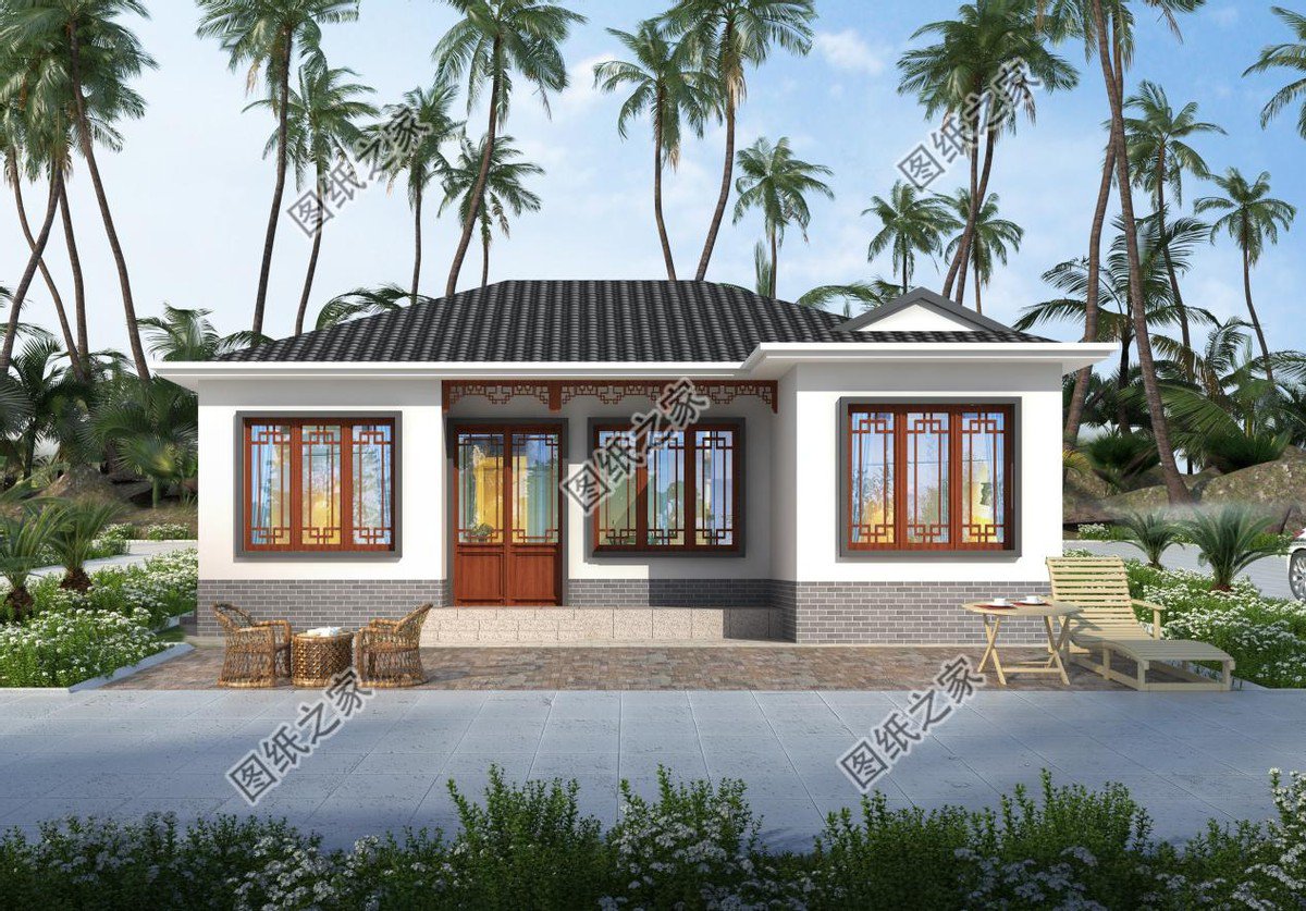 中式別墅設(shè)計(jì)，白墻黛瓦勾畫(huà)的美感，城里人看了都羨慕