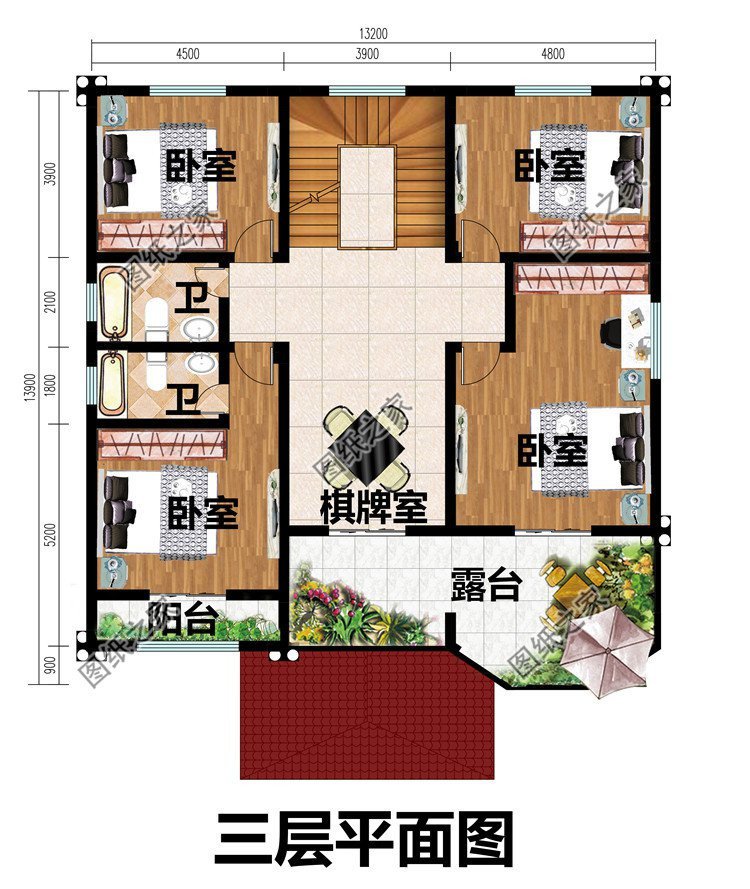 爆款農(nóng)村三層別墅設(shè)計(jì)，外觀輪廓層次感極強(qiáng)，農(nóng)村建房優(yōu)質(zhì)戶型