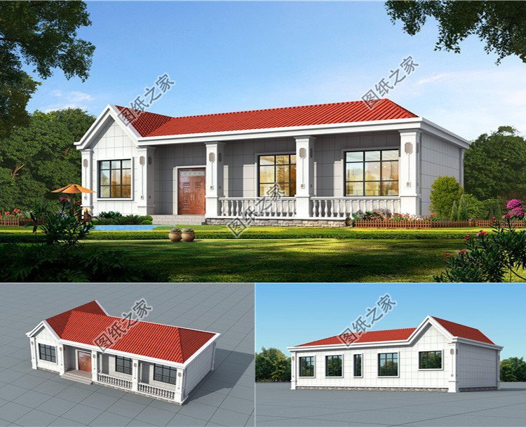 農(nóng)村建房就選一層戶型，簡(jiǎn)單實(shí)用還接地氣更適合爸媽養(yǎng)老