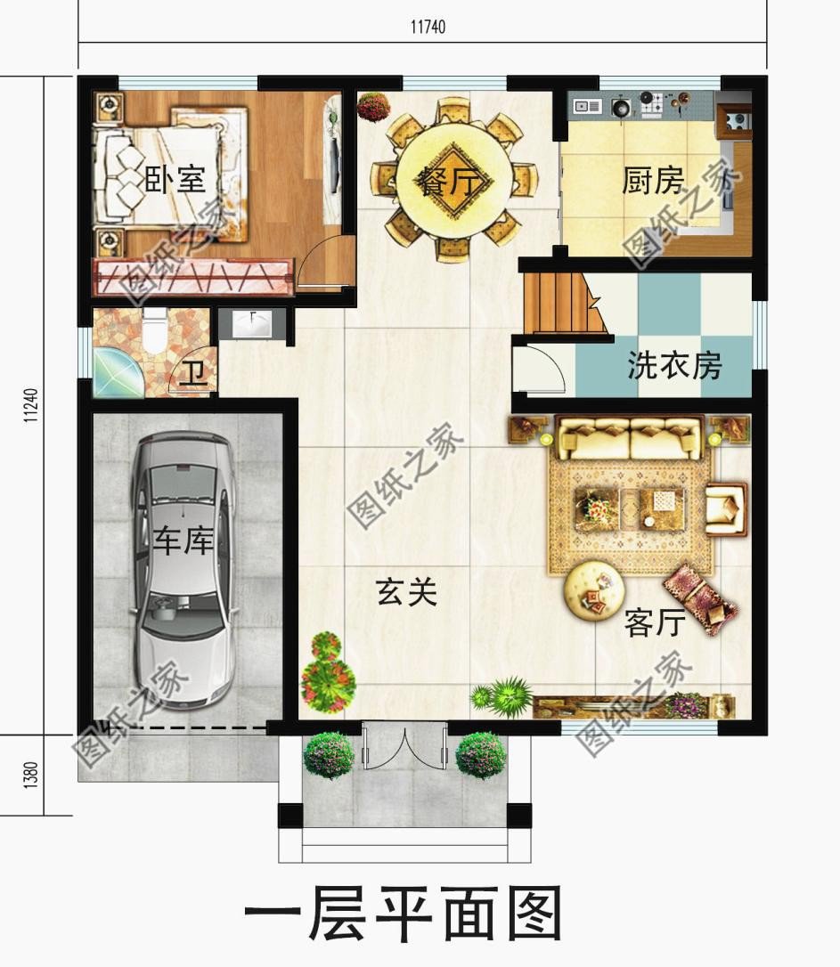 三套實(shí)用自建別墅設(shè)計(jì)，室內(nèi)布局合理，建一棟妥妥的人生贏家
